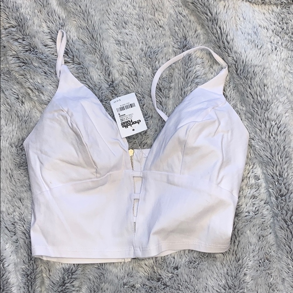 Size small white crop top